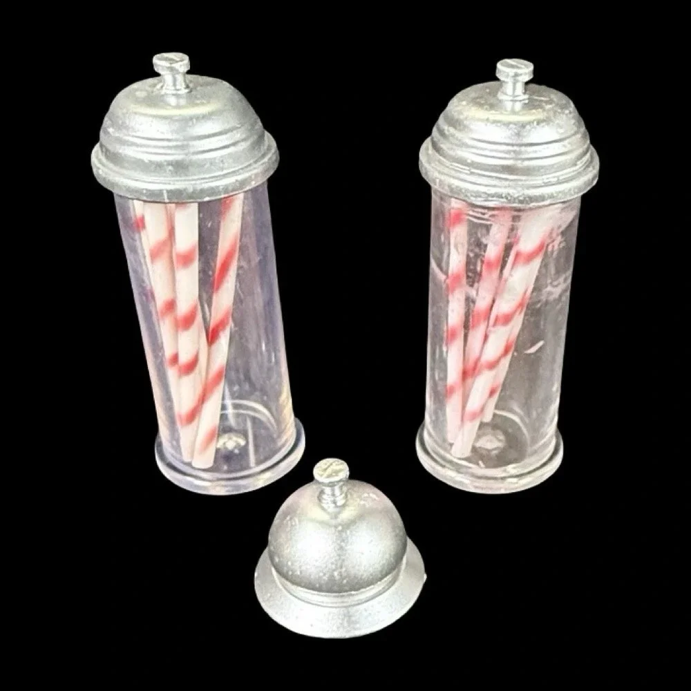 Our Generation Ice Cream Truck Replacement Straw Holders & Service Bell Lot of 3